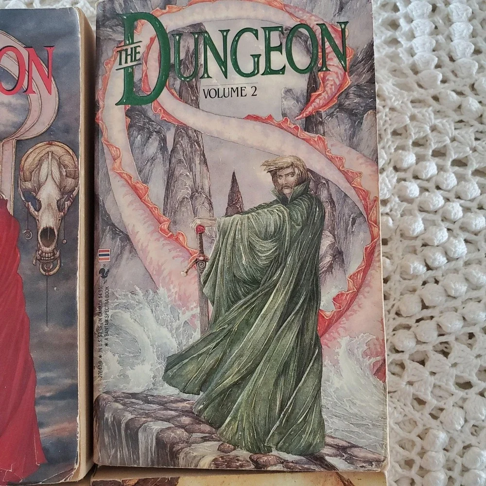 Vintage The Dungeon Vol 1-4 Philip José Farmer‎ Fantasy Paperbacks Set Bantam